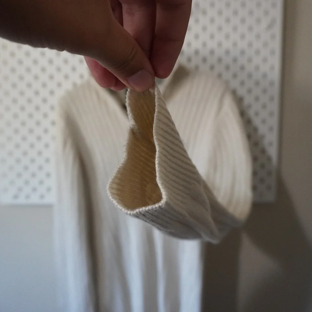 Beverly Hills Polo Club Sweater‎ cream tan Size L 1/4 zip
